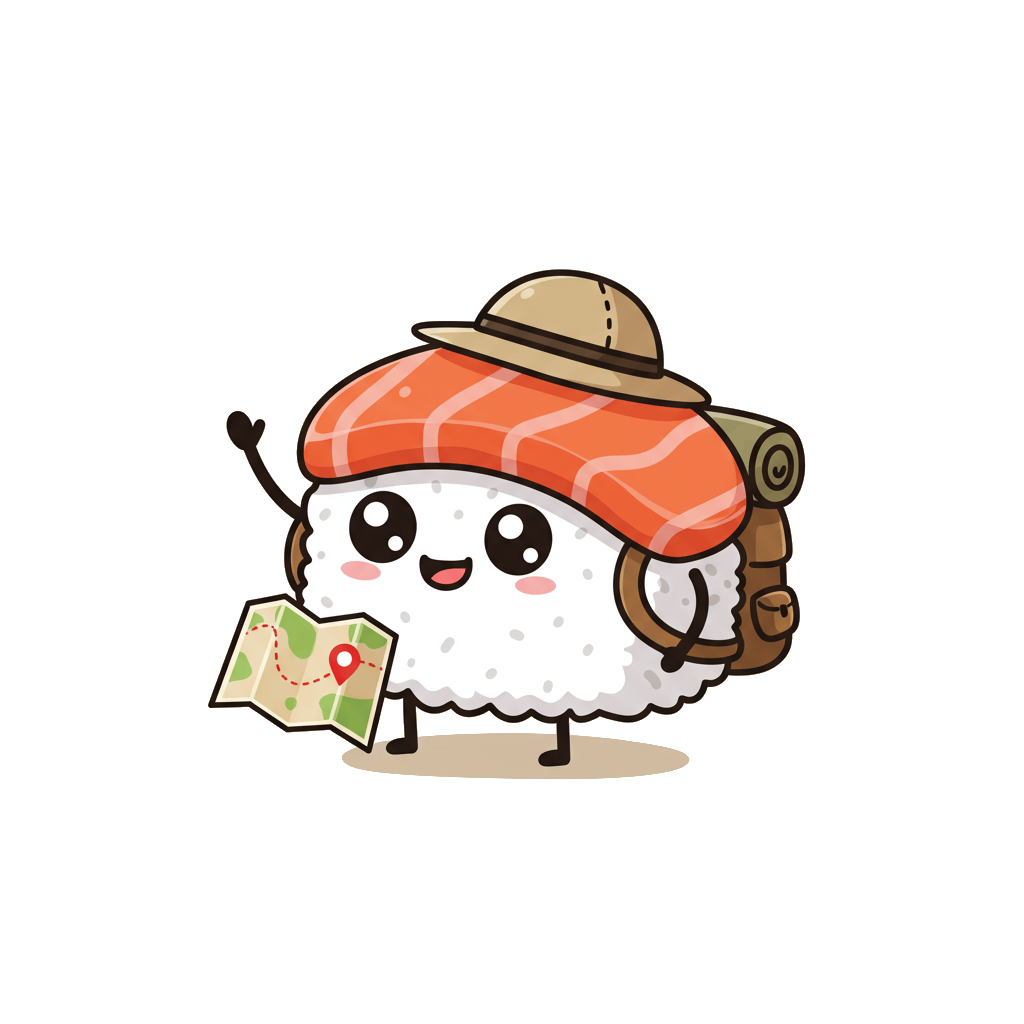 Inari Okami Mascotte Sushi