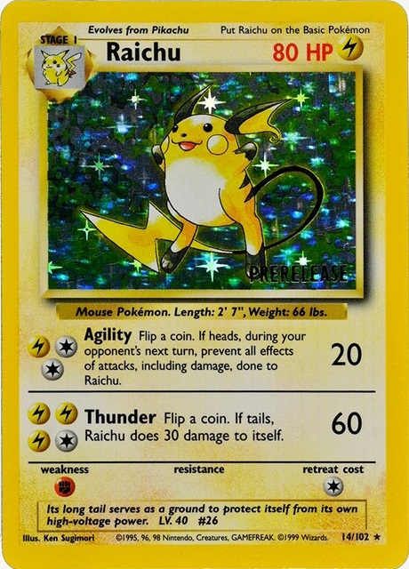 Raichu Pre-release