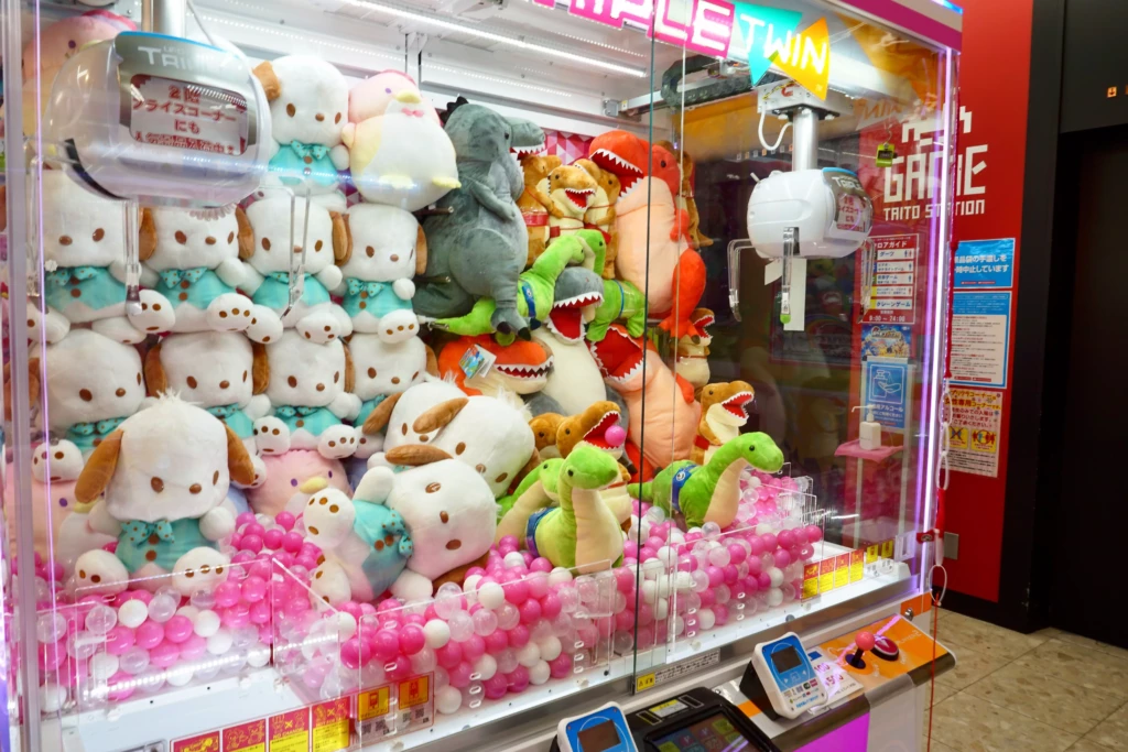 UFO catcher au Japon
