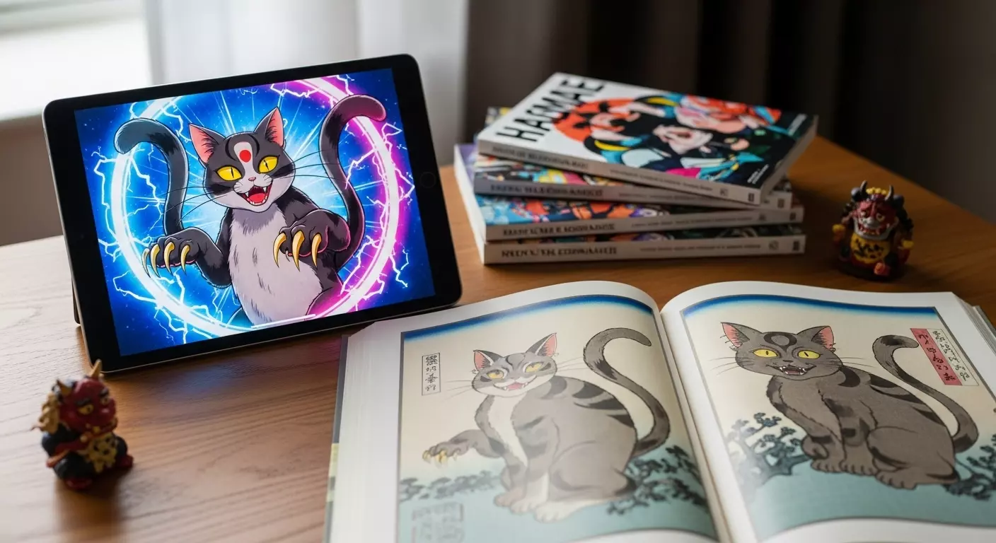 Bakeneko et Nekomata : décrypter la légende des yōkai-chats