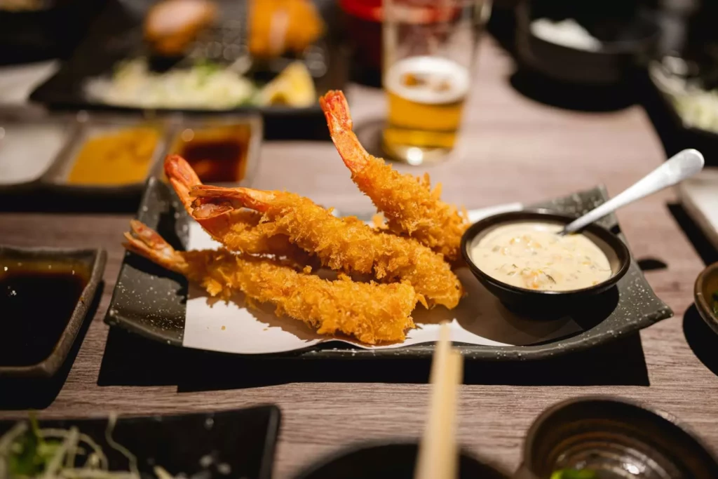 Les tempuras, de délicieuses petites crevettes pannées !