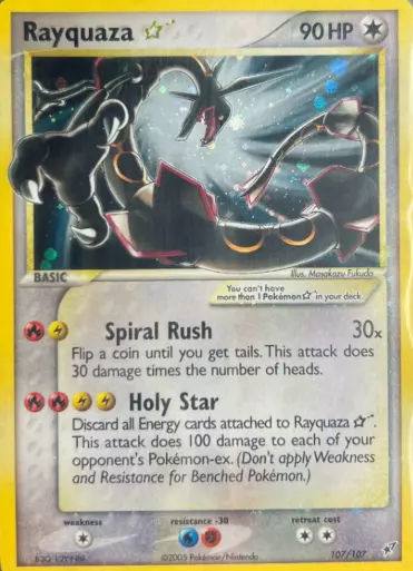 Rayquaza Gold Star