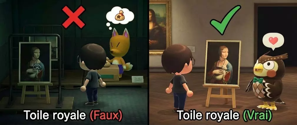 Toile Royale Animal Crossing